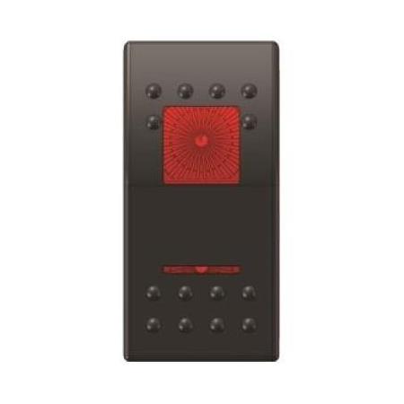 Switch Kırmızı ON(YAYLI)-OFF-ON(YAYLI) 12/24 V