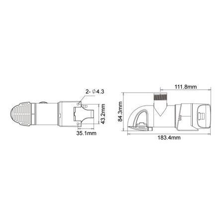 Sintine Pompası Düşük Profil 12 Volt / 1100 Gph